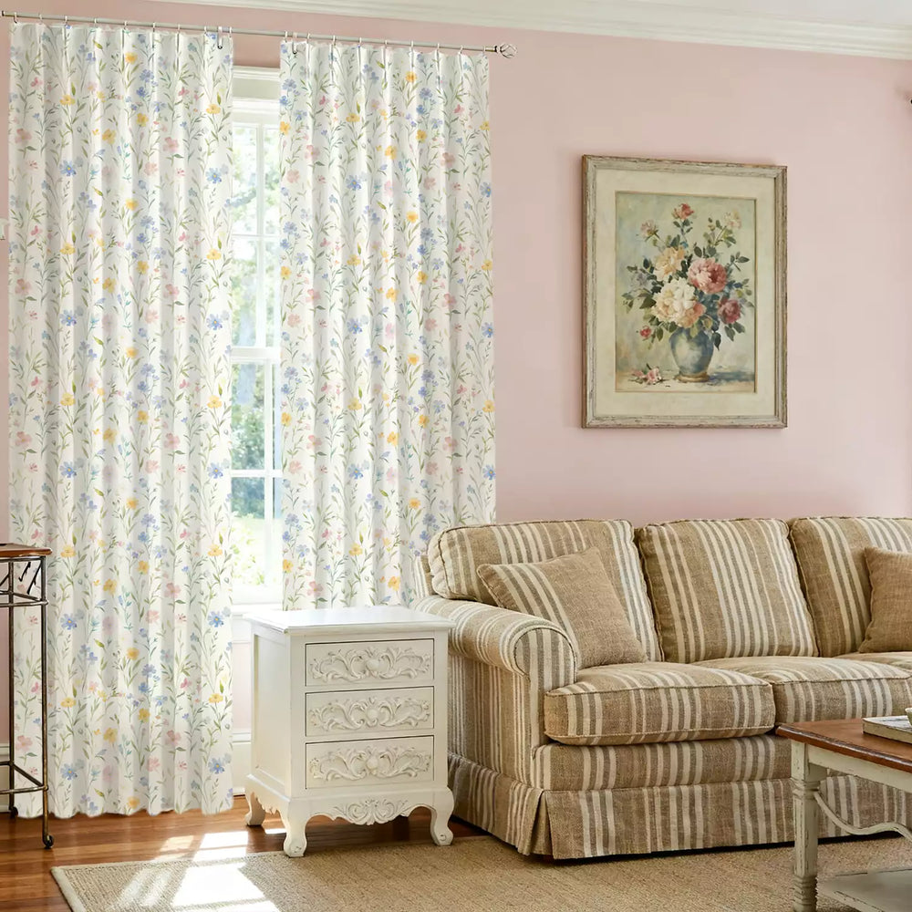 patterned drapes