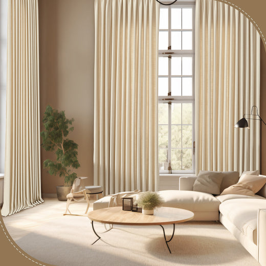 Linen Drapery Pinch Pleat with Unlined Moab