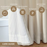 Linen Drapery Pinch Pleat with Unlined Moab