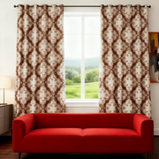 Print Drapery Panels Printed Curtains for Bedroom Cristata - Fredesigner