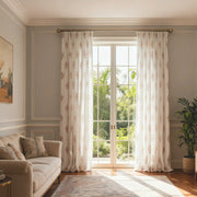 printed linen curtains