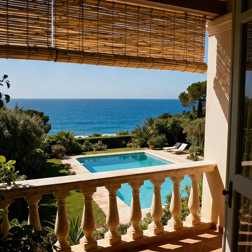 Outdoor Curtain Roman Shades Windows - Hundred - Fredesigner