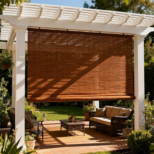 Outdoor Curtain Bamboo Shades - Hundred - Fredesigner