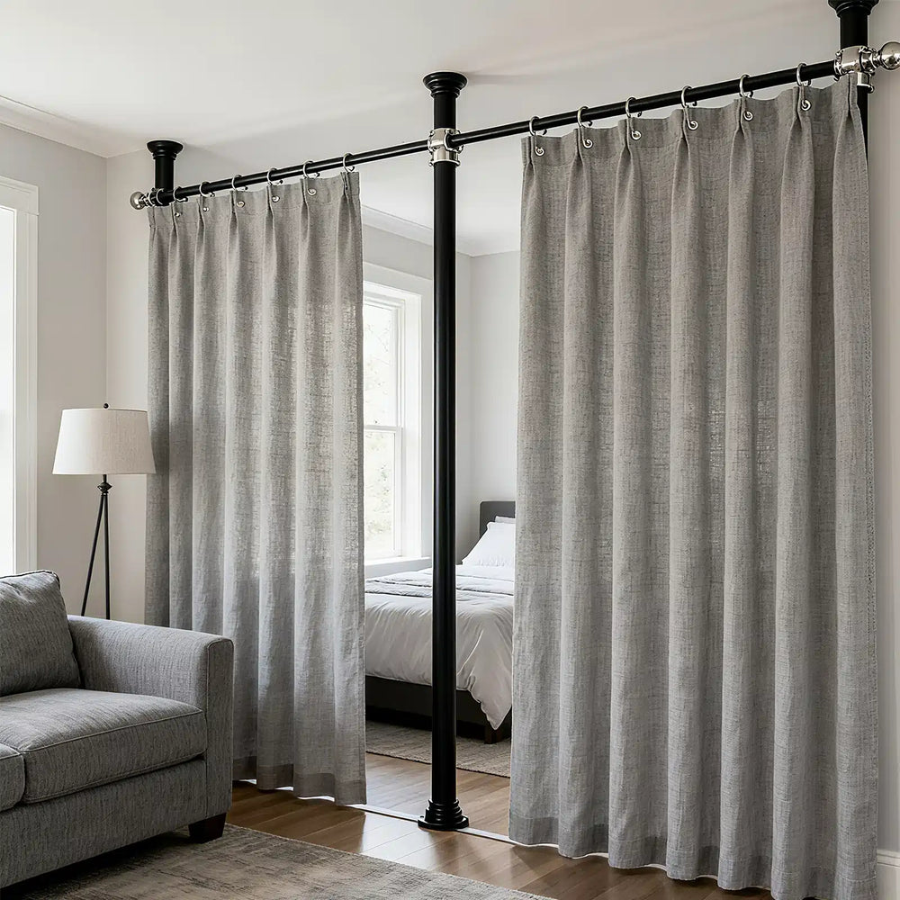 Room divider curtain