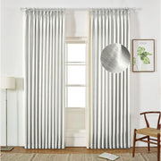 Extra Wide Curtains Pleated Curtains Drapry Sedge - Fog 1908-18