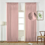 Extra Wide Curtains Pleated Curtains Drapry Sedge - Pink Lemonade 1908-19
