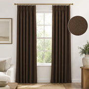 Extra Wide Curtains Pleated Curtains Drapry Sedge - Chocolate Tart 1908-13 browser generated product photo