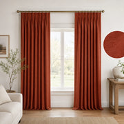Extra Wide Curtains Pleated Curtains Drapry Sedge - Cinnabar 1908-24 browser generated product photo