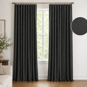 Extra Wide Curtains Pleated Curtains Drapry Sedge - Dark Grey 1908-17 browser generated product photo
