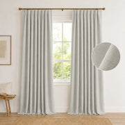 Extra Wide Curtains Pleated Curtains Drapry Sedge - Fog 1908-18 browser generated product photo