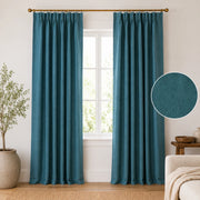 Extra Wide Curtains Pleated Curtains Drapry Sedge - Lagoon 1908-32 browser generated product photo
