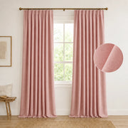 Extra Wide Curtains Pleated Curtains Drapry Sedge - Pink Lemonade 1908-19 browser generated product photo