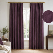 Extra Wide Curtains Pleated Curtains Drapry Sedge - Plum 1908-21 browser generated product photo