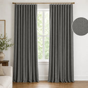 Extra Wide Curtains Pleated Curtains Drapry Sedge - Rock Grey 1908-12 browser generated product photo