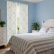 small flower curtains
