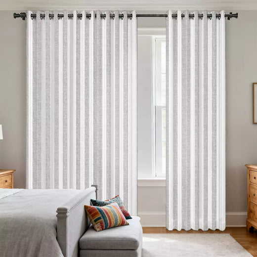 Striped drapery panels striped curtains Willow - Fredesigner