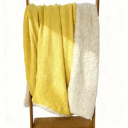 Fleece-Lined Gauze Plush Blanket - Fredesigner