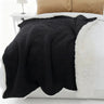 Fleece-Lined Gauze Plush Blanket - Fredesigner