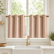 Velvet Kitchen Window Cafe Curtains  Bolonia - 