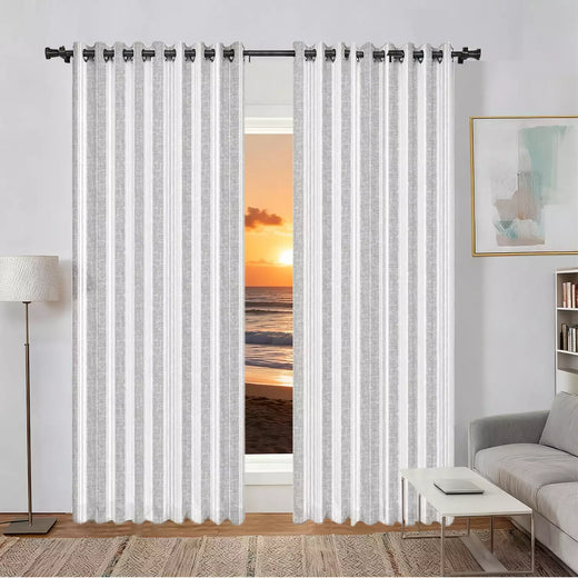 Striped drapery panels striped curtains Willow - Fredesigner