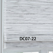 white bamboo shades