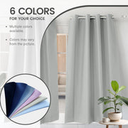 Custom Grey Curtain 100% Blackout Drapes custom curtain by Fredesigner