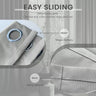 Custom Grey Curtain 100% Blackout Drapes custom curtain by Fredesigner