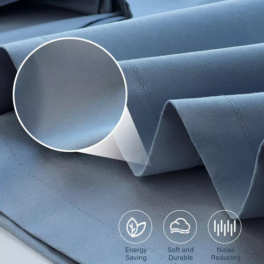Custom Navy Blue Curtain 100% Blackout custom curtain by Fredesigner