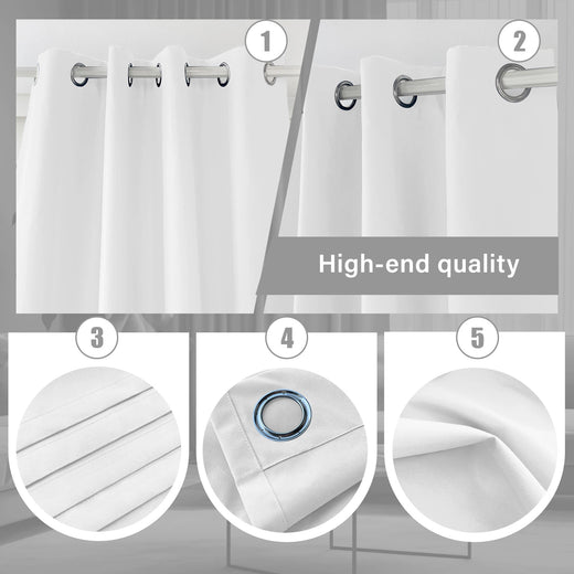 Custom 100% Blackout Curtains for Bedroom/Living Room - Fredesigner