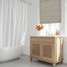 windows with roman shades