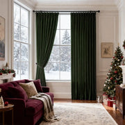 xmas curtains for living room
