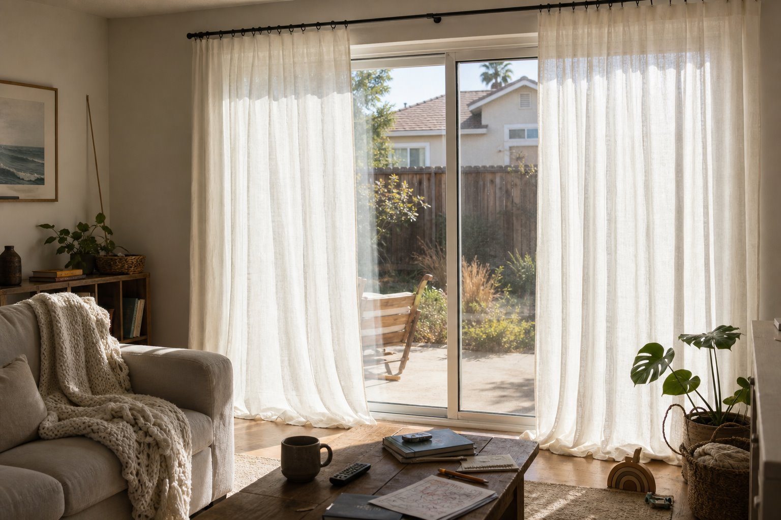 Soft Fredesigner window treatment room scene