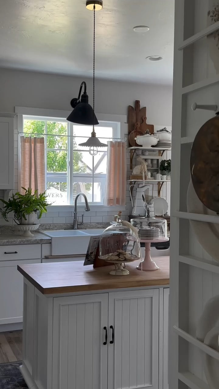 Instagram cover for custom kitchen curtains