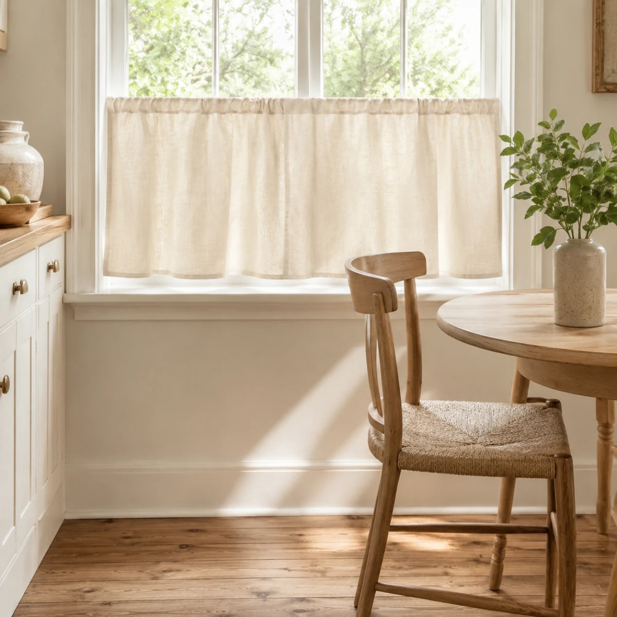 Cafe curtain warm interior inspiration