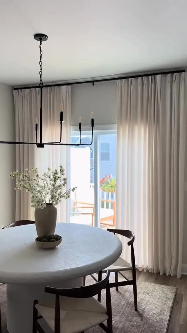 Instagram cover for layered window drapery