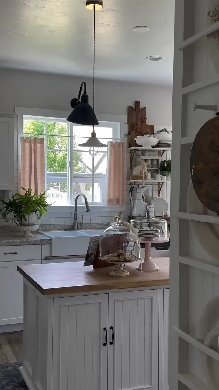 Instagram cover for custom kitchen curtains